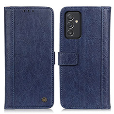 Handytasche Stand Schutzhülle Flip Leder Hülle M10L für Samsung Galaxy A15 LTE Blau