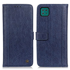 Handytasche Stand Schutzhülle Flip Leder Hülle M10L für Samsung Galaxy A22 5G Blau