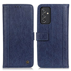 Handytasche Stand Schutzhülle Flip Leder Hülle M10L für Samsung Galaxy A24 4G Blau