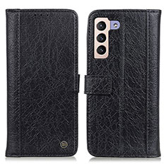 Handytasche Stand Schutzhülle Flip Leder Hülle M10L für Samsung Galaxy S22 Plus 5G Schwarz