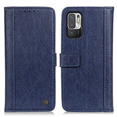 Handytasche Stand Schutzhülle Flip Leder Hülle M10L für Xiaomi POCO M3 Pro 5G Blau