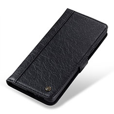 Handytasche Stand Schutzhülle Flip Leder Hülle M10L für Xiaomi Redmi Note 10 4G Schwarz