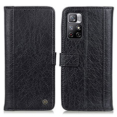 Handytasche Stand Schutzhülle Flip Leder Hülle M10L für Xiaomi Redmi Note 11 5G Schwarz