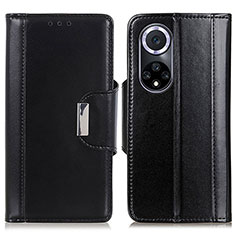 Handytasche Stand Schutzhülle Flip Leder Hülle M11L für Huawei Nova 9 Schwarz