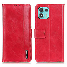 Handytasche Stand Schutzhülle Flip Leder Hülle M11L für Motorola Moto Edge 20 Lite 5G Rot