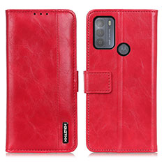 Handytasche Stand Schutzhülle Flip Leder Hülle M11L für Motorola Moto G50 Rot