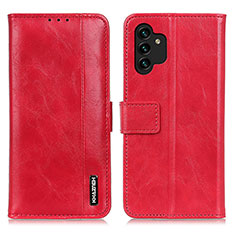 Handytasche Stand Schutzhülle Flip Leder Hülle M11L für Samsung Galaxy A04s Rot