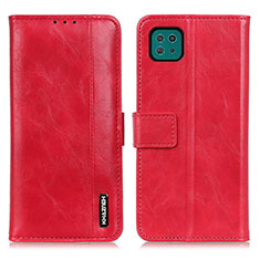 Handytasche Stand Schutzhülle Flip Leder Hülle M11L für Samsung Galaxy A22s 5G Rot