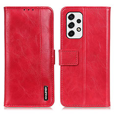 Handytasche Stand Schutzhülle Flip Leder Hülle M11L für Samsung Galaxy A53 5G Rot