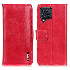 Handytasche Stand Schutzhülle Flip Leder Hülle M11L für Samsung Galaxy M32 4G Rot