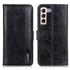 Handytasche Stand Schutzhülle Flip Leder Hülle M11L für Samsung Galaxy S21 5G Schwarz