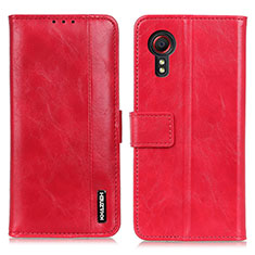Handytasche Stand Schutzhülle Flip Leder Hülle M11L für Samsung Galaxy XCover 5 SM-G525F Rot