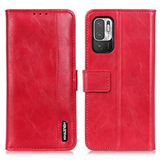 Handytasche Stand Schutzhülle Flip Leder Hülle M11L für Xiaomi Redmi Note 10T 5G Rot