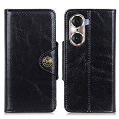 Handytasche Stand Schutzhülle Flip Leder Hülle M12L für Huawei Honor 60 5G Schwarz