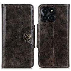 Handytasche Stand Schutzhülle Flip Leder Hülle M12L für Huawei Honor X6a Bronze