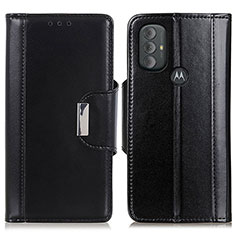 Handytasche Stand Schutzhülle Flip Leder Hülle M12L für Motorola Moto G Play (2023) Schwarz