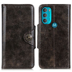 Handytasche Stand Schutzhülle Flip Leder Hülle M12L für Motorola Moto G71 5G Braun