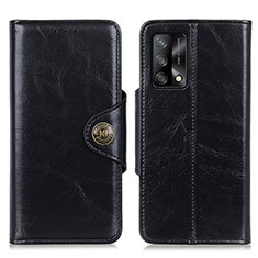 Handytasche Stand Schutzhülle Flip Leder Hülle M12L für Oppo A95 4G Schwarz