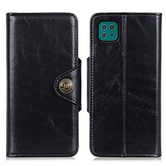 Handytasche Stand Schutzhülle Flip Leder Hülle M12L für Samsung Galaxy A22 5G Schwarz