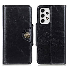 Handytasche Stand Schutzhülle Flip Leder Hülle M12L für Samsung Galaxy A23 5G Schwarz