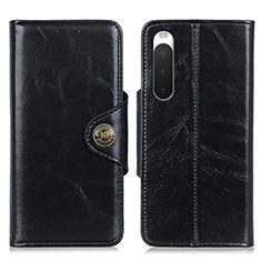 Handytasche Stand Schutzhülle Flip Leder Hülle M12L für Sony Xperia 10 IV SO-52C Schwarz