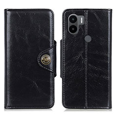 Handytasche Stand Schutzhülle Flip Leder Hülle M12L für Xiaomi Redmi A1 Plus Schwarz