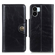 Handytasche Stand Schutzhülle Flip Leder Hülle M12L für Xiaomi Redmi A2 Plus Schwarz