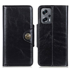 Handytasche Stand Schutzhülle Flip Leder Hülle M12L für Xiaomi Redmi K50i 5G Schwarz