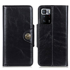 Handytasche Stand Schutzhülle Flip Leder Hülle M12L für Xiaomi Redmi Note 10 Pro 5G Schwarz