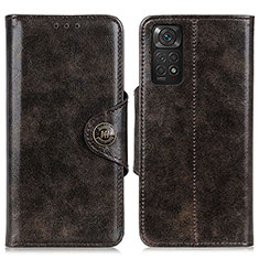 Handytasche Stand Schutzhülle Flip Leder Hülle M12L für Xiaomi Redmi Note 11 4G (2022) Bronze