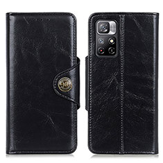 Handytasche Stand Schutzhülle Flip Leder Hülle M12L für Xiaomi Redmi Note 11 5G Schwarz