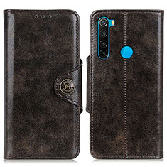 Handytasche Stand Schutzhülle Flip Leder Hülle M12L für Xiaomi Redmi Note 8 (2021) Bronze