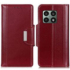 Handytasche Stand Schutzhülle Flip Leder Hülle M13L für OnePlus 10 Pro 5G Rot