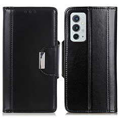 Handytasche Stand Schutzhülle Flip Leder Hülle M13L für OnePlus 9RT 5G Schwarz