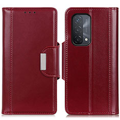 Handytasche Stand Schutzhülle Flip Leder Hülle M13L für Oppo A54 5G Rot