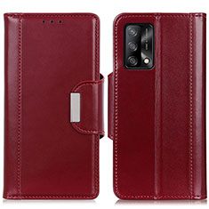 Handytasche Stand Schutzhülle Flip Leder Hülle M13L für Oppo A74 4G Rot