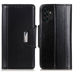 Handytasche Stand Schutzhülle Flip Leder Hülle M13L für Samsung Galaxy A13 5G Schwarz