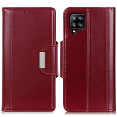 Handytasche Stand Schutzhülle Flip Leder Hülle M13L für Samsung Galaxy A22 4G Rot