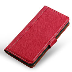 Handytasche Stand Schutzhülle Flip Leder Hülle M13L für Samsung Galaxy A32 5G Rot