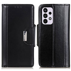 Handytasche Stand Schutzhülle Flip Leder Hülle M13L für Samsung Galaxy A33 5G Schwarz