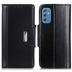 Handytasche Stand Schutzhülle Flip Leder Hülle M13L für Samsung Galaxy M52 5G Schwarz