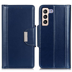 Handytasche Stand Schutzhülle Flip Leder Hülle M13L für Samsung Galaxy S21 FE 5G Blau