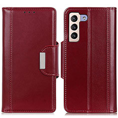 Handytasche Stand Schutzhülle Flip Leder Hülle M13L für Samsung Galaxy S21 FE 5G Rot