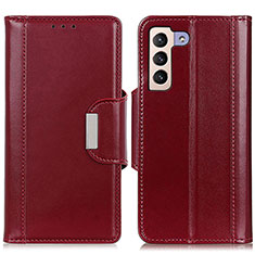 Handytasche Stand Schutzhülle Flip Leder Hülle M13L für Samsung Galaxy S22 5G Rot