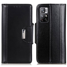 Handytasche Stand Schutzhülle Flip Leder Hülle M13L für Xiaomi Redmi Note 11 5G Schwarz