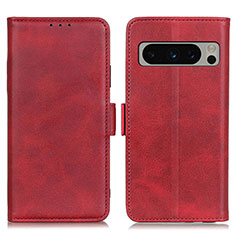 Handytasche Stand Schutzhülle Flip Leder Hülle M15L für Google Pixel 8 Pro 5G Rot