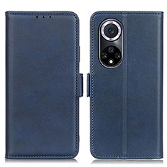 Handytasche Stand Schutzhülle Flip Leder Hülle M15L für Huawei Honor 50 5G Blau