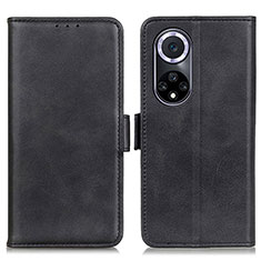 Handytasche Stand Schutzhülle Flip Leder Hülle M15L für Huawei Honor 50 5G Schwarz