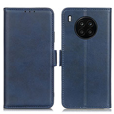 Handytasche Stand Schutzhülle Flip Leder Hülle M15L für Huawei Honor 50 Lite Blau