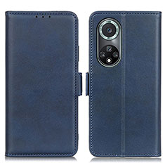 Handytasche Stand Schutzhülle Flip Leder Hülle M15L für Huawei Honor 50 Pro 5G Blau